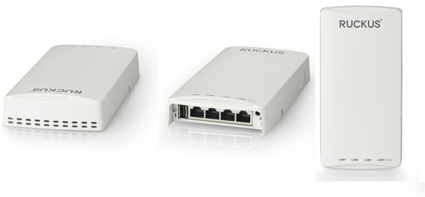 Unleashed : Wi-Fi 6 dual-band concurrent 2.4 GHz & 5 GHz, Wired-Wireless Wall Switch, BeamFlex+, 1 10-100-1000 & 4 10-100-1000 Ethernet Access Ports, POE in, PoE out (one port), USB port... (9U1-H550-WW00)