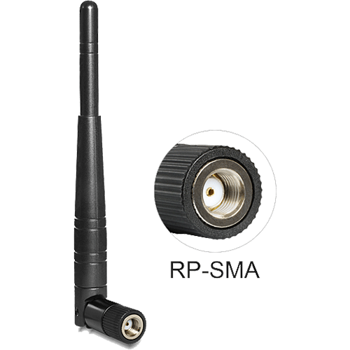  Antennes WiFi Antenne omni. 2.4/5Ghz 3dBi RP-SMA 360° 88461