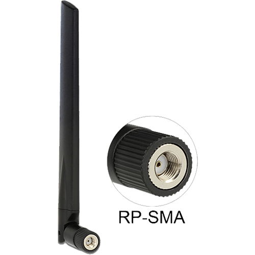  Antennes WiFi Antenne omni. 2.4Ghz 3dBi / 5Ghz 5dBi RP-SMA 360° 88898